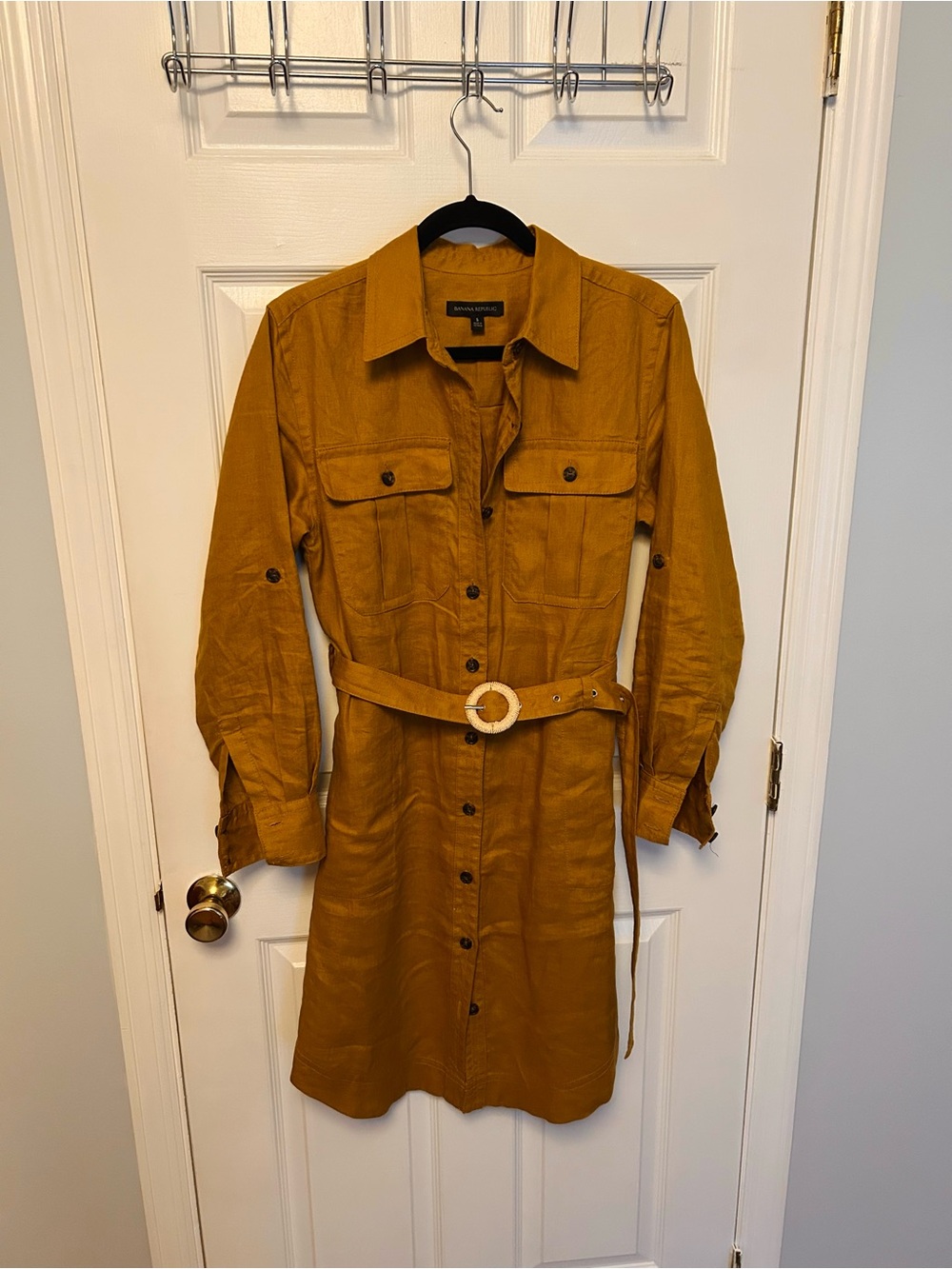 Banana Republic Linen Shirt Dress - Size S